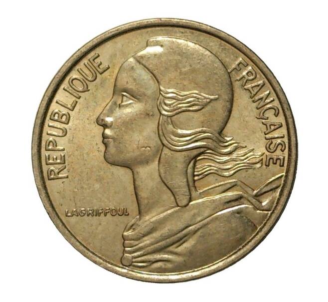 Монета 5 сантимов 1996 года (Артикул: M2-3897) — Фото №2