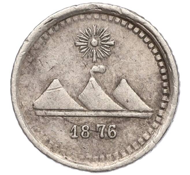 Монета 1/4 реала 1876 года Гватемала (Артикул M2-66567)