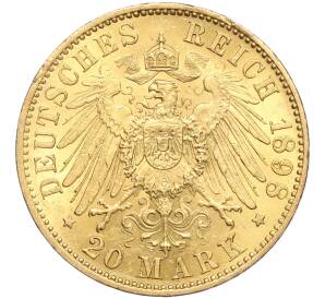 20 марок 1898 года Германия (Пруссия) — Фото №2