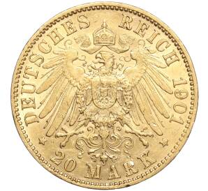 20 марок 1901 года Германия (Пруссия) — Фото №2