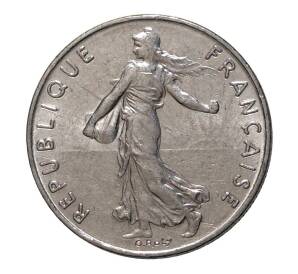 1/2 франка 1983 года — Фото №2