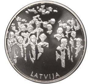 5 евро 2018 года Латвия «Ликтеньдарзс»