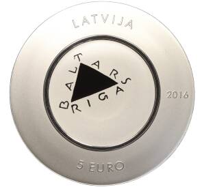 5 евро 2016 года Латвия «Балтарс — фарфор»