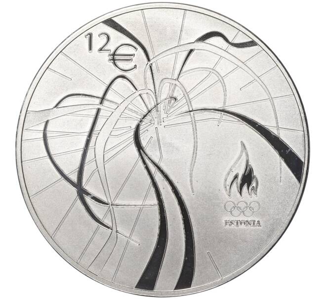Монета 12 евро 2012 года Эстония «XXX летние Олимпийские Игры 2012 в Лондоне» (Артикул M2-66600)