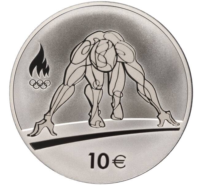 Монета 10 евро 2016 года Эстония «XXXI летние Олимпийские Игры 2016 в Рио-де-Жанейро» (Артикул M2-66604)