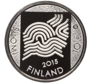 10 евро 2015 года Финляндия «150 лет со дня рождения Аксели Галлен-Каллелы»