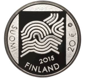 20 евро 2015 года Финляндия «150 лет со дня рождения Аксели Галлен-Каллелы»