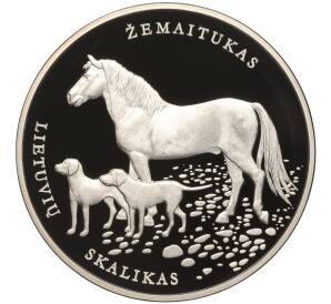 10 евро 2017 года Литва «Литовская гончая и Жемайтская лошадь» — Фото №1