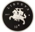 Монета 10 евро 2017 года Литва «Литовская гончая и Жемайтская лошадь» (Артикул: M2-66610) — Фото №2
