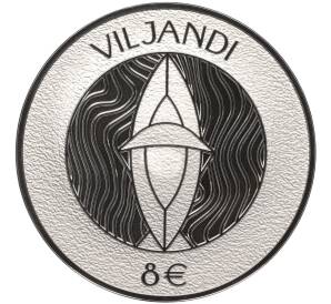 8 евро 2019 года Эстония «Ганзейские города — Вильянди»