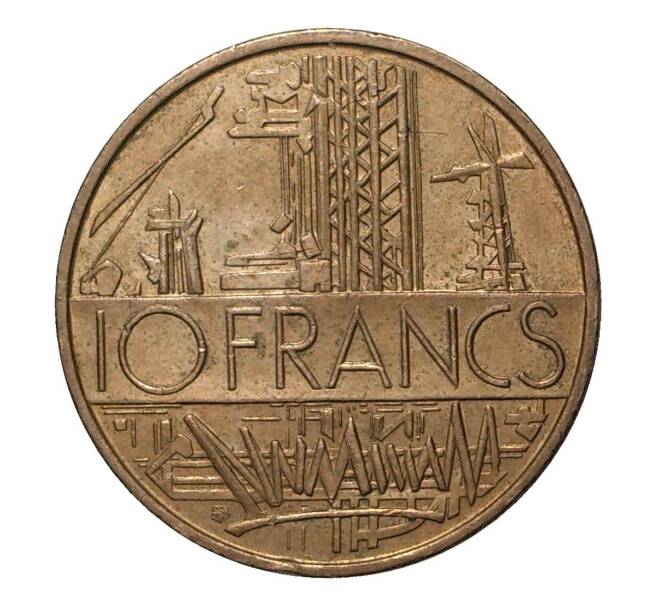 Монета 10 франков 1987 года (Артикул: M2-3906) — Фото №2