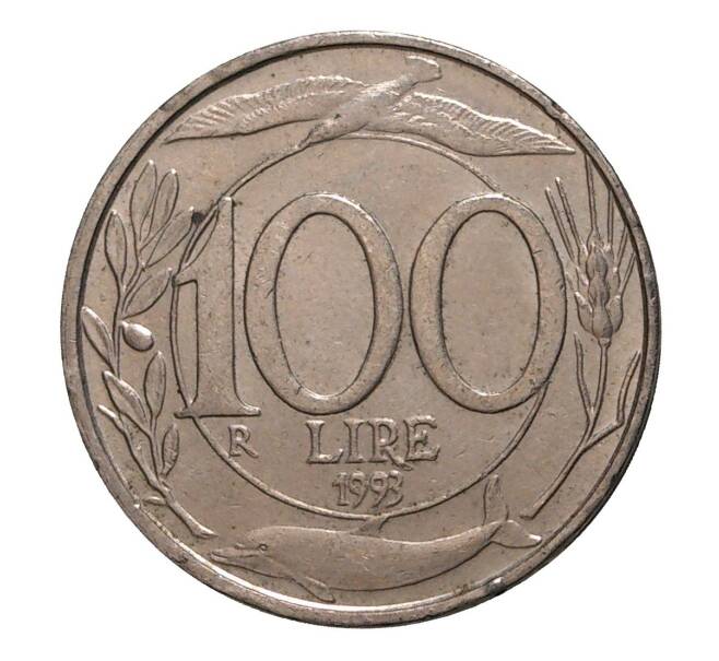 Монета 100 лир 1993 года (Артикул: M2-3919) — Фото №1