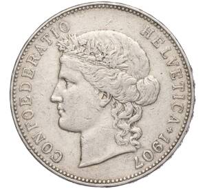 5 франков 1907 года Швейцария — Фото №1