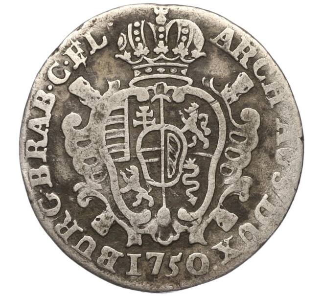 Монета 1 эскалин 1750 года Австрийские Нидерланды (Артикул M2-66664)