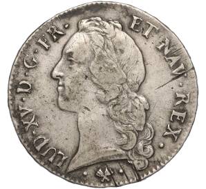 1 экю 1763 года Франция (Людовик XV) — Фото №1