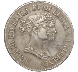 5 франков 1808 года Лукка и Пьомбиньо — Фото №1