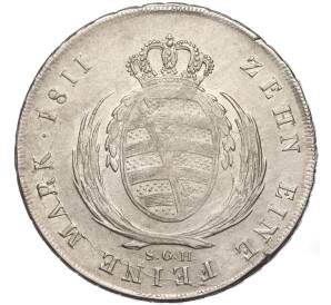 1 талер 1811 года Саксония — Фото №2