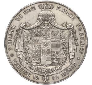 2 талера 1842 года Пруссия — Фото №2