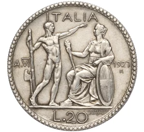 20 лир 1927 года Италия