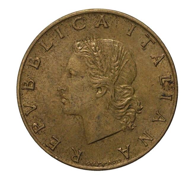 Монета 20 лир 1959 года (Артикул: M2-3927) — Фото №2