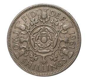 2 шиллинга 1961 года — Фото №1