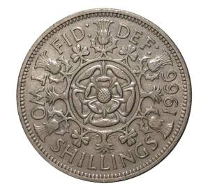 2 шиллинга 1966 года — Фото №1