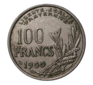 100 франков 1955 года — Фото №1