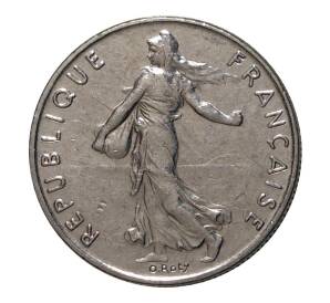 1/2 франка 1987 года — Фото №2