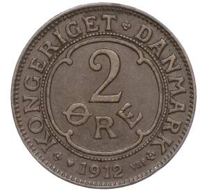 2 эре 1912 года Дания — Фото №1