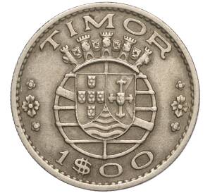 1 эскудо 1958 года Португальский Тимор — Фото №1