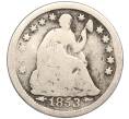 Монета 1/2 дайма (5 центов) 1853 года США (Артикул K11-97486)