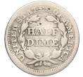 Монета 1/2 дайма (5 центов) 1853 года США (Артикул K11-97486)