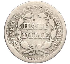 1/2 дайма (5 центов) 1853 года США