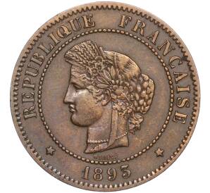 5 сантимов 1893 года Франция — Фото №1