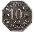 Монета 10 пфеннигов 1918 года Германия — город Халль (Нотгельд) (Артикул: K11-97528) — Фото №2