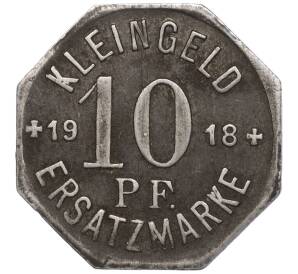 10 пфеннигов 1918 года Германия — город Халль (Нотгельд) — Фото №2