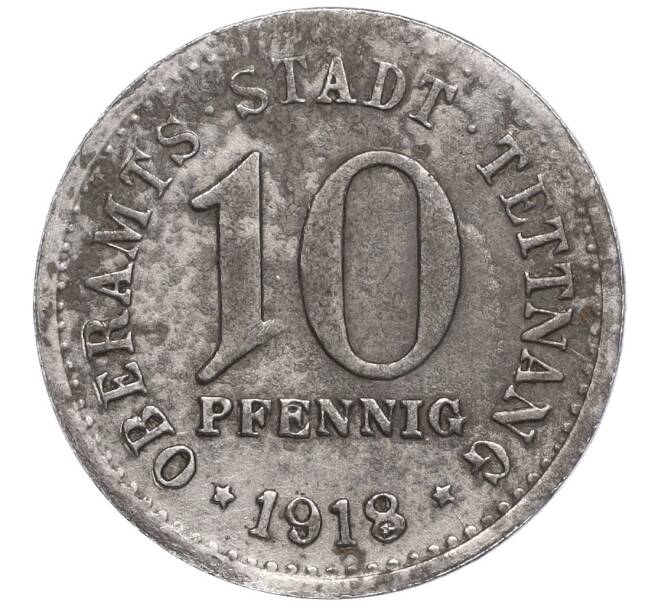 Монета 10 пфеннигов 1918 года Германия — город Теттнанг (Нотгельд) (Артикул: K11-97529) — Фото №2