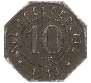 10 пфеннигов 1918 года Германия — город Мергентхайм (Нотгельд) — Фото №2