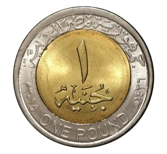 Монета 1 фунт 2015 года Египет «Новая ветка Суэцкого канала» (Артикул M2-3977)