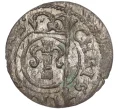 Монета 1 солид 1653 года Шведская оккупация Риги — королева Кристина (Артикул K11-97625)