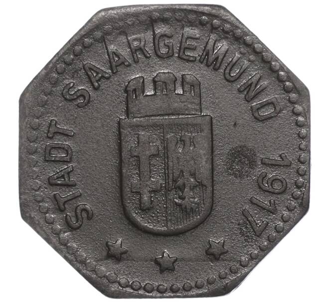 Монета 5 пфеннигов 1917 года Германия — город Сааргемюнд (Нотгельд) (Артикул: K11-97643) — Фото №1