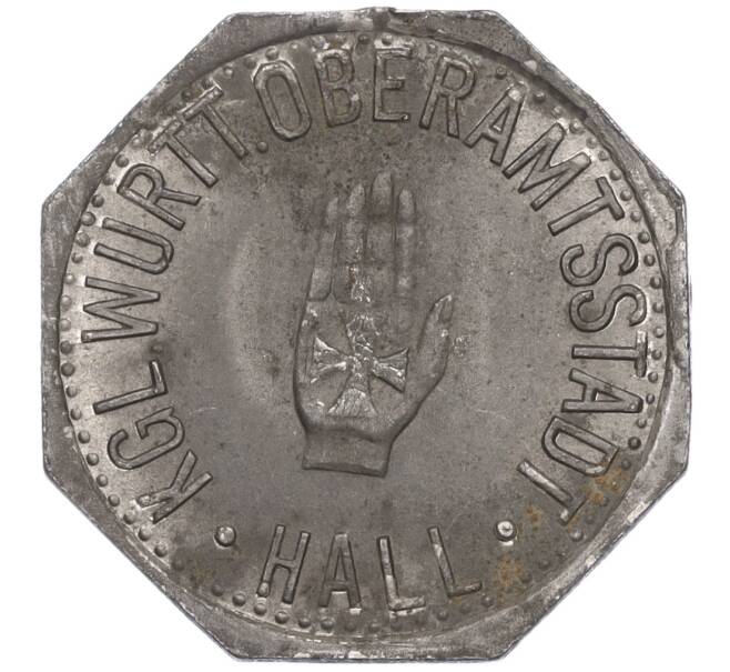 Монета 10 пфеннигов 1918 года Германия — город Халль (Нотгельд) (Артикул: K11-97654) — Фото №1