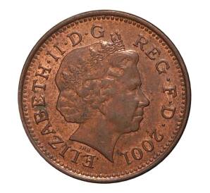 1 пенни 2001 года — Фото №1