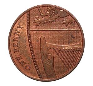 1 пенни 2010 года — Фото №2