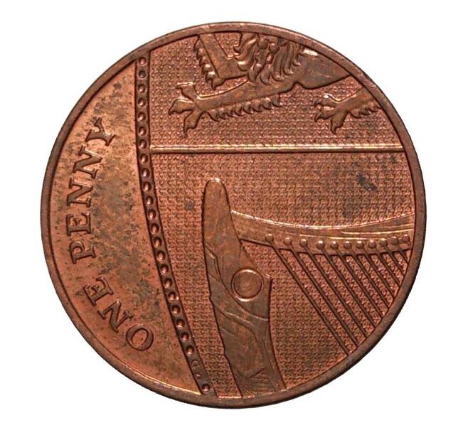 Монета 1 пенни 2010 года (Артикул: M2-4033) — Фото №2