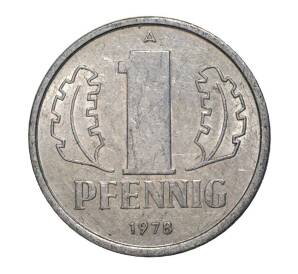 1 пфенниг 1978 года А — Фото №1