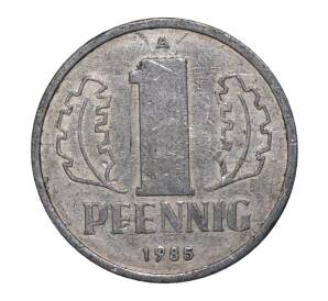 1 пфенниг 1985 года А — Фото №1