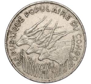 100 франков 1972 года Конго