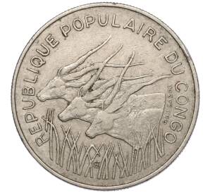 100 франков 1971 года Конго