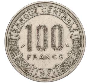 100 франков 1971 года Конго
